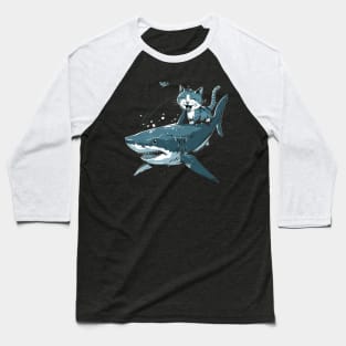 Shark Global Distribution Baseball T-Shirt